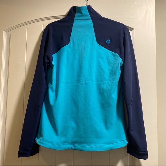 Marmot Women's Estes M3 Softshell Full Zip Jacket - Medium (Blue) - Picture 9 of 11